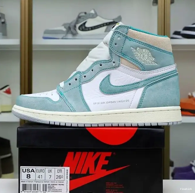 HIGH AIR GREEN' 'TURBO RETRO OG JORDAN 1 0704